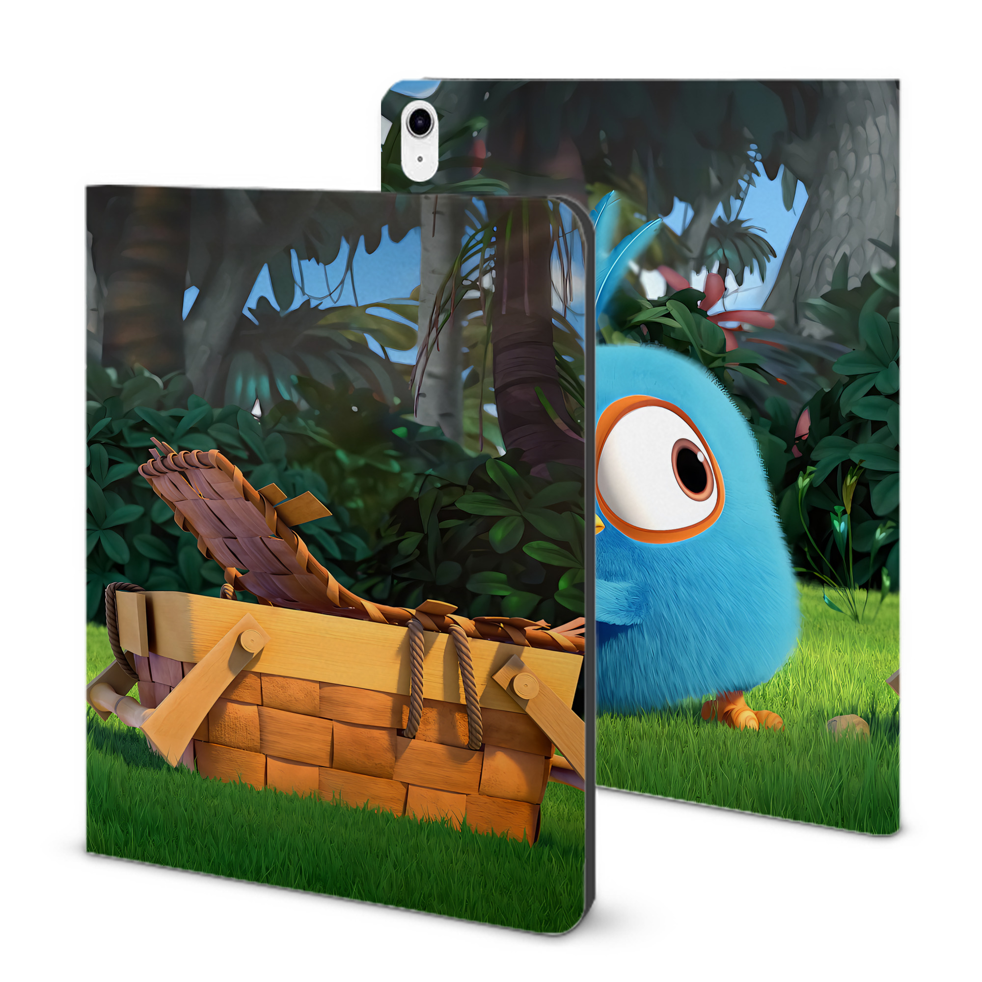 （画像用） Angry Birds アングリーバード IPad ケース ブック型 PUレザー TPU 耐衝撃 軽量 薄型 ペン収納なし 全面保護 IPad 各モデル対応
